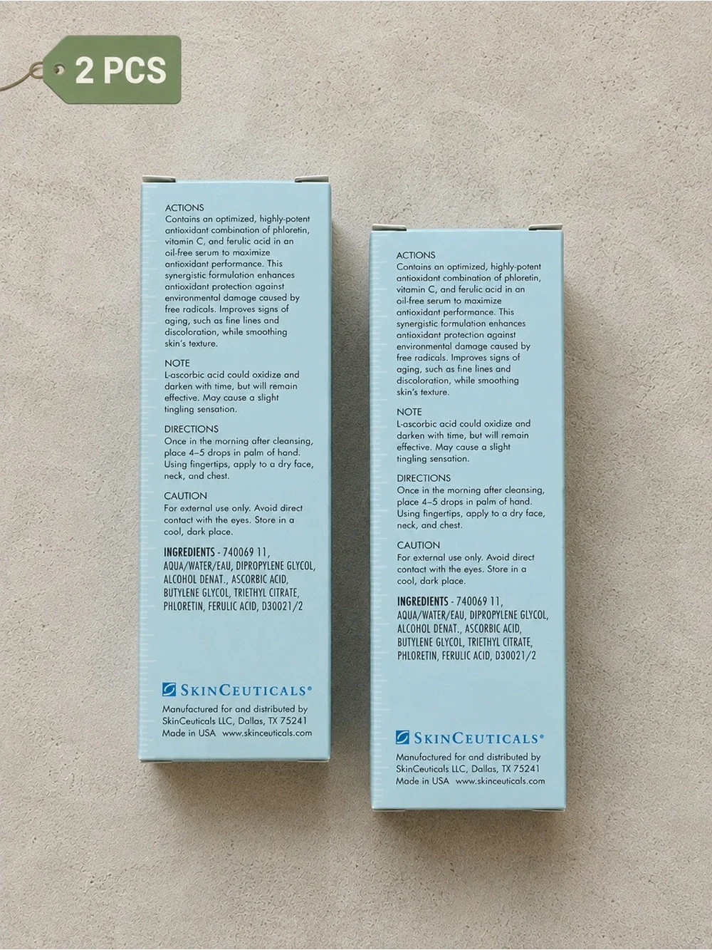 SkinCeuticals Phloretin CF Antioxidant Serum - Light Blue Packaging (2 pcs)